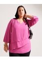 Blusa Para Mujer Manga Corta Color Rosado Marca Patprimo #14121308 de Patprimo