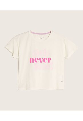 Camiseta Para Niña Manga Corta Color Blanco Marca Patprimo #86090334