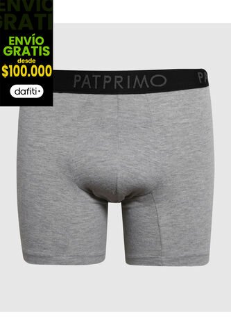 Boxer Para Niño Filete Medio Color Gris  Marca Patprimo #63000060 Patprimo