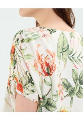 Blusa Para Mujer Manga Corta Color Crudo Marca Patprimo #30123484