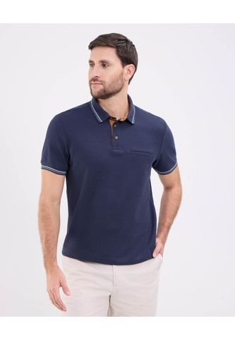 Polo Para Hombre Cuello Tejido Sin Bolsillo Color Azul Marca Patprimo #44112739 Patprimo