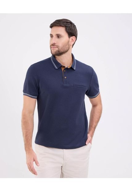 Polo Para Hombre Cuello Tejido Sin Bolsillo Color Azul Marca Patprimo #44112739