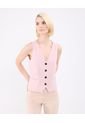 Chaleco Para Mujer Plano Color Rosa Marca Patprimo #30250041 de Patprimo