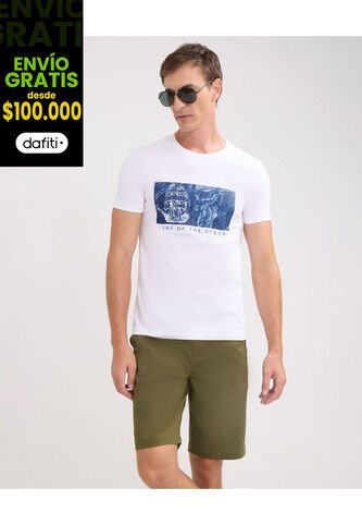 Bermuda Para Hombre  Color Verde  Marca Patprimo #44100487 Patprimo