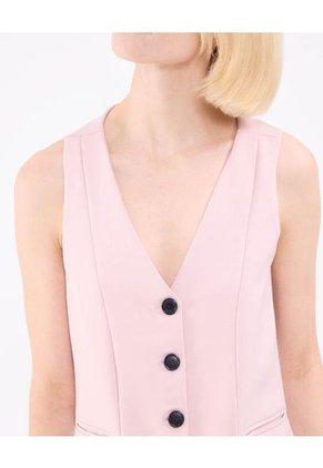 Chaleco Para Mujer Plano Color Rosa Marca Patprimo #30250041