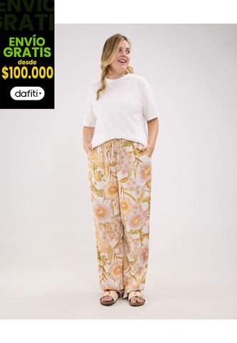 Pantalón Para Mujer  Color Naranja Marca Patprimo #14070710 Patprimo