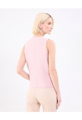 Chaleco Para Mujer Plano Color Rosa Marca Patprimo #30250041