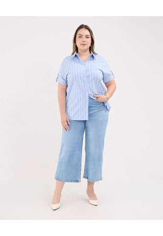 Jean Para Mujer Culotte Color Azul Marca Patprimo #14160255 Patprimo