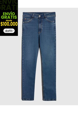 Jean Para Mujer Straight Color Azul  Marca Patprimo #30160364 Patprimo