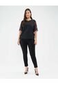 Blusa Con Encaje  Para Mujer Negro Patprimo de Patprimo