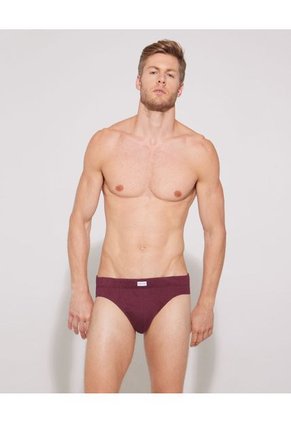 Pantalóncillo X1 Para Hombre Bikini Color Vino Marca Patprimo #44000446