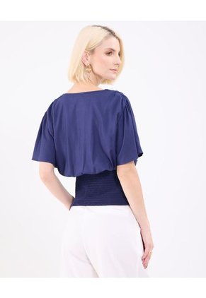 Blusa Para Mujer Manga Corta Color Azul Marca Patprimo #30123554