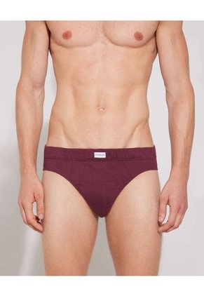 Pantalóncillo X1 Para Hombre Bikini Color Vino Marca Patprimo #44000446