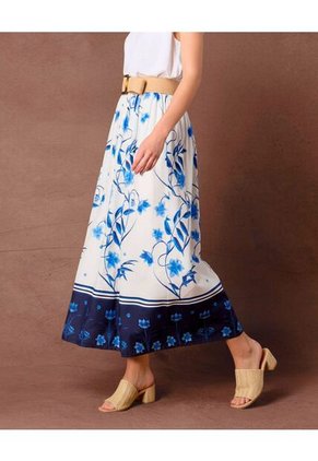 Falda Para Mujer Medio Color Blanco Marca Patprimo #30140422