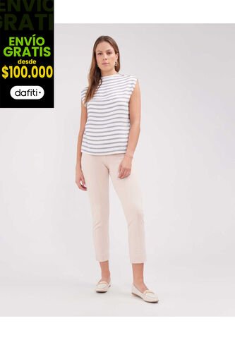 Leggins Para Mujer Largo Color Beige Marca Patprimo #30230828 Patprimo