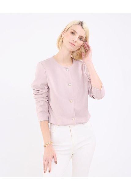 Chaqueta Para Mujer Desestructurada Color Rosa Marca Patprimo #30080584