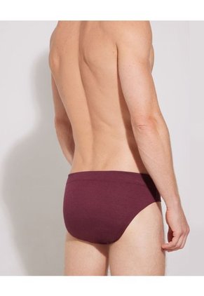 Pantalóncillo X1 Para Hombre Bikini Color Vino Marca Patprimo #44000446