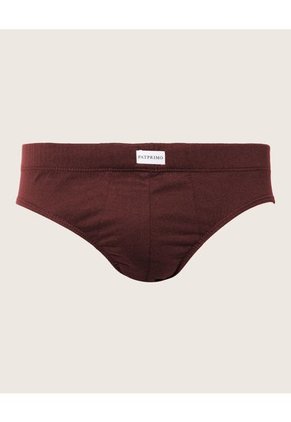 Pantalóncillo X1 Para Hombre Bikini Color Vino Marca Patprimo #44000446