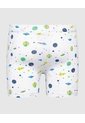 Bóxer Estampado De Planetas  Infantil Niño Blanco Patprimo de Patprimo