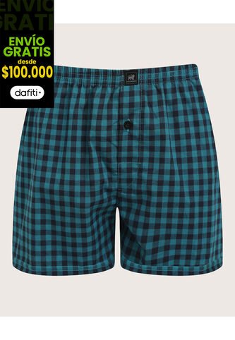 Boxer Para Niño Bragueta Color Verde  Marca Patprimo #63000054 Patprimo