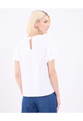 Blusa Para Mujer Manga Corta Color Blanco Marca Patprimo #30123547