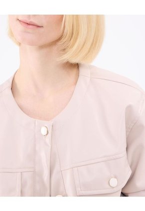 Chaqueta Para Mujer Pu Color Beige Marca Patprimo #30080575