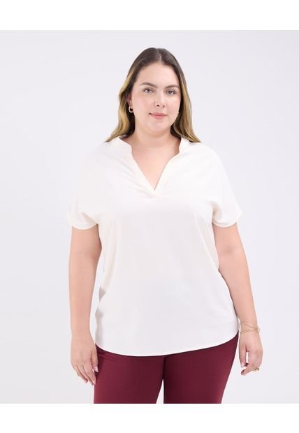 Blusa Para Mujer Manga Corta Color Blanco Marca Patprimo #14121392