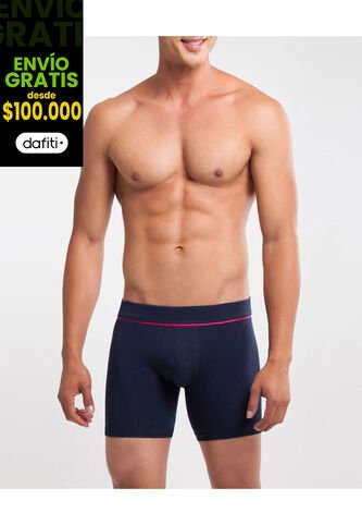Boxer X1 Para Hombre Filete Medio Color Azul Oscuro Marca Patprimo #44000192 Patprimo