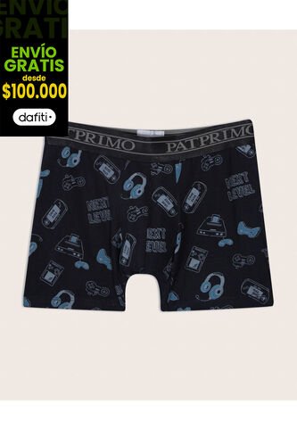 Boxer Para Niño Filete Color Negro Marca Patprimo #63000030 Patprimo