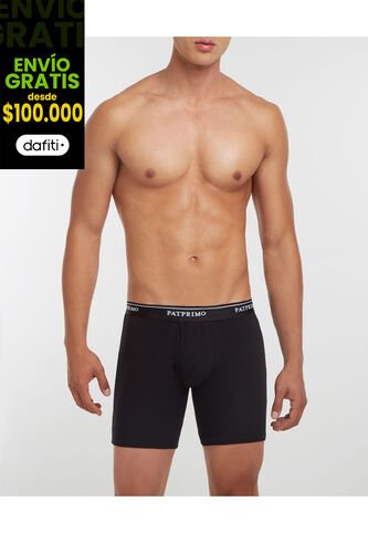 Boxer X1 Para Hombre Filete Medio Color Negro Marca Patprimo #44000071 Patprimo