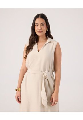 Vestido Para Mujer M/Sisa Medio Color Beige Marca Patprimo #14170102