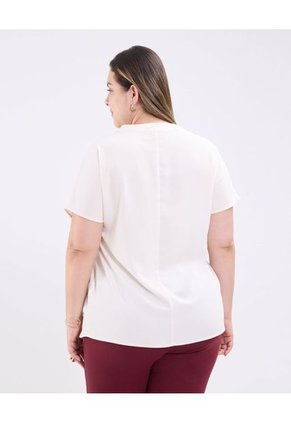 Blusa Para Mujer Manga Corta Color Blanco Marca Patprimo #14121392