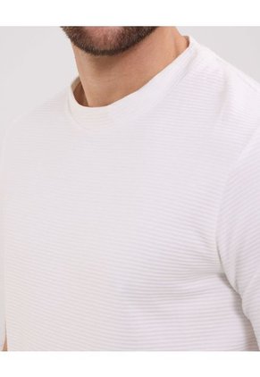 Camiseta Para Hombre Manga Corta Color Blanco Marca Patprimo #44090916