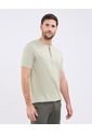 Camiseta Para Hombre Manga Corta Cuello Henley Color Verde Marca Patprimo #44090941 de Patprimo