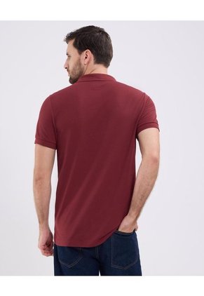Polo Para Hombre Cuello Tejido Sin Bolsillo Color Vino Marca Patprimo #44112757