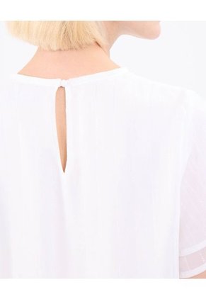 Blusa Para Mujer Manga Corta Color Blanco Marca Patprimo #30123552