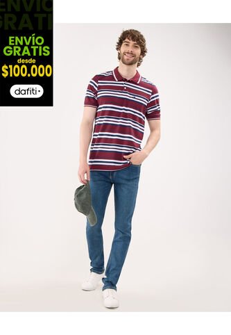 Jean Para Hombre Slim Color Azul  Marca Patprimo #44160306 Patprimo