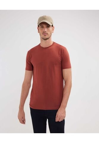 Camiseta Para Hombre Manga Corta Cuello Redondo Color Rojo  Marca Patprimo #44090877 Patprimo