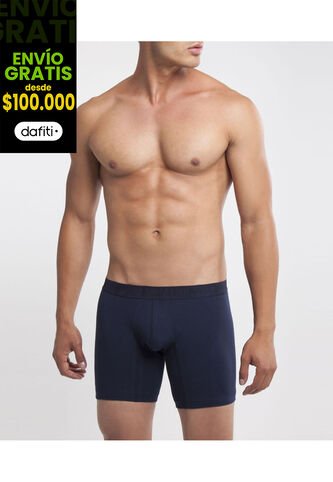 Boxer X1 Para Hombre Fleat Seamer Medio Color Azul Marca Patprimo #44000120 Patprimo