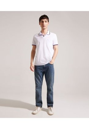 Polo Para Hombre Cuello Tejido Sin Bolsillo Color Blanco Marca Patprimo #44112483