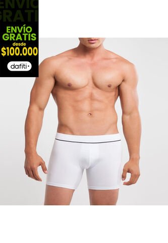 Boxer X1 Para Hombre Filete Medio Color Blanco Marca Patprimo #44000192 Patprimo