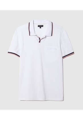 Polo Para Hombre Cuello Tejido Sin Bolsillo Color Blanco Marca Patprimo #44112483
