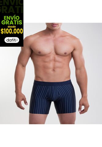 Boxer X1 Para Hombre Filete Medio Color Azul Oscuro Marca Patprimo #44000219 Patprimo