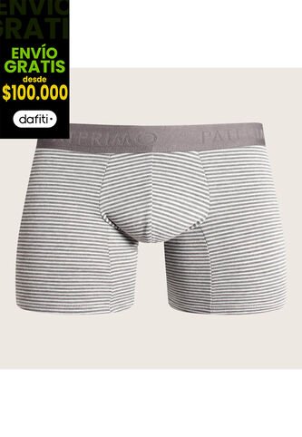 Boxer X1 Para Hombre Filete Medio Color Gris Marca Patprimo #44000409 Patprimo