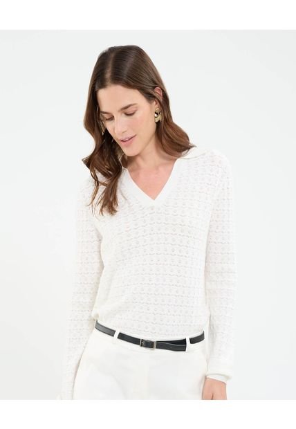 Polo Para Mujer Manga Larga Color Beige Marca Patprimo #30110448