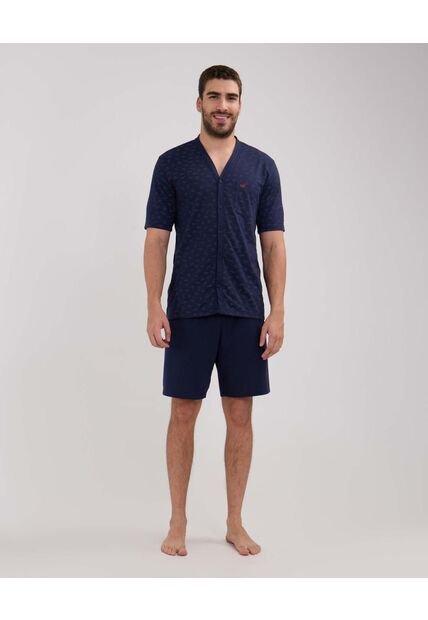 Pijama Para Hombre M/C P/C Color Azul Oscuro Marca Patprimo #44040204