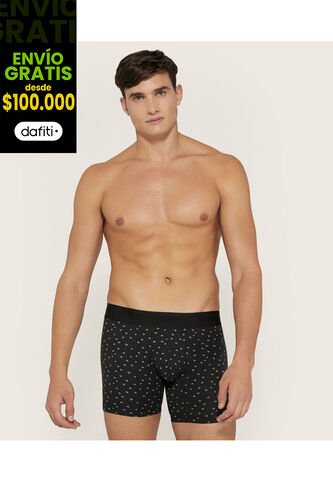 Boxer X2 Para Hombre Filete Medio Color Negro Marca Patprimo #44000323 Patprimo