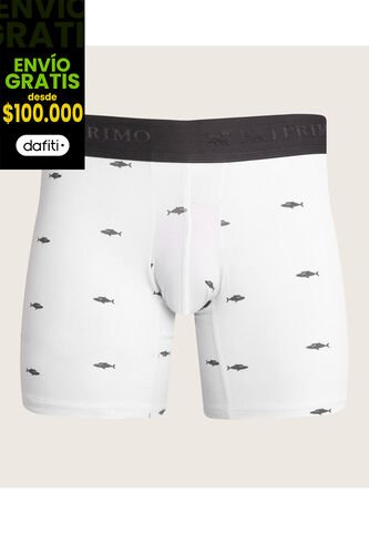 Boxer X1 Para Hombre Filete Medio Color Hueso Marca Patprimo #44000180 Patprimo