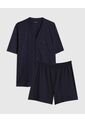 Pijama Para Hombre M/C P/C Color Azul Oscuro Marca Patprimo #44040204 de Patprimo