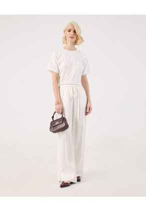 Camiseta Para Mujer Manga Corta Cuello Redondo Color Blanco Marca Patprimo #30093818